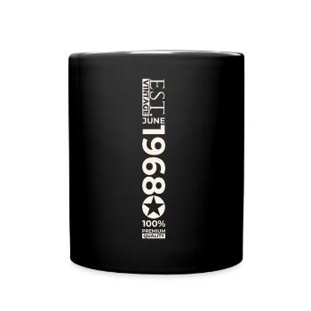 55th Birthday Man Original June Year 1968 - Full Colour Mug - black - Front