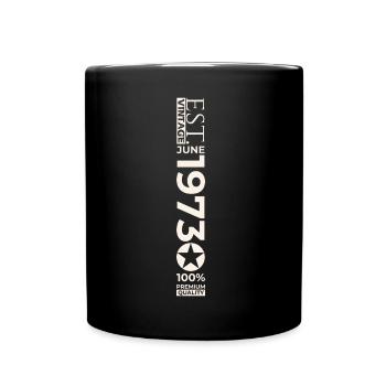 50th Birthday Man Original Juin Millésime 1973 - Mug uni - noir - Devant