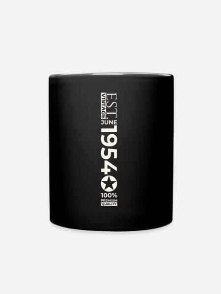 69. Geburtstag Mann Original Juni Jahrgang 1954 - Tasse einfarbig - Schwarz