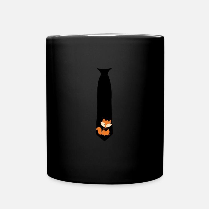 cravate fox école enfant formation - Mug uni - noir