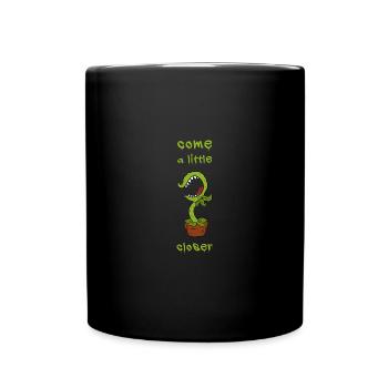 Plante carnivore Halloween Carnivore - Mug uni - noir - Devant