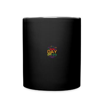 Schwul Lesbisch LGBT Homosexuell Spruch Geschenk - Tasse einfarbig - Schwarz - Vorne