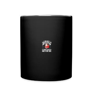 Never underestimate an old Man with a white Beard - Full Colour Mug - black - Front