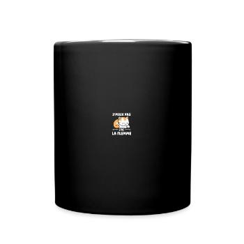 J'ai la flemme - Mug uni - noir - Devant