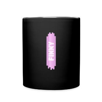 Nom de jeune fille Finny - Mug uni - noir - Devant