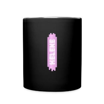 Maiden name for Helene Woman's name Girl - Full Colour Mug - black - Front