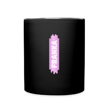 Nom de jeune fille Franka - Mug uni - noir - Devant