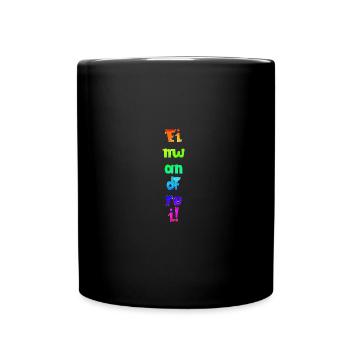 Einwandfrei | Perfekt | Vorbildlich | Spruch - Tasse einfarbig - Schwarz - Vorne