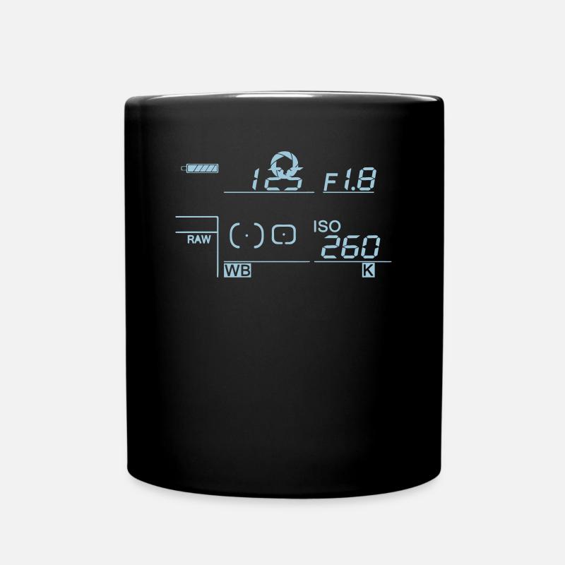 Kamera - Display - Tasse einfarbig - Schwarz