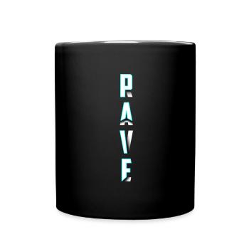 Rave - Tasse einfarbig - Schwarz - Vorne