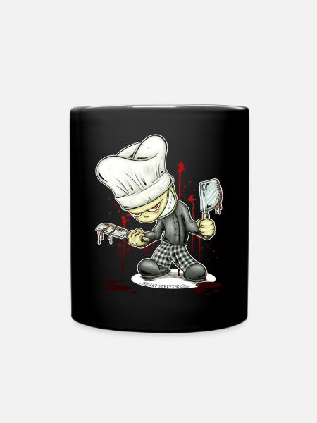 Kleiner Koch - Tasse einfarbig - Schwarz