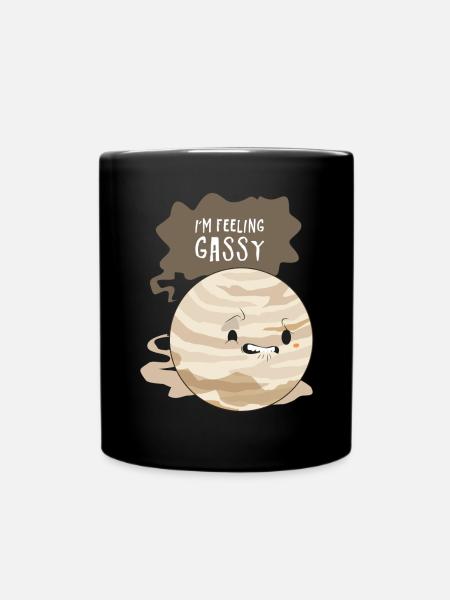 Spruch Planet Geschenk Kinder Weltall Sternzeichen - Tasse einfarbig - Schwarz