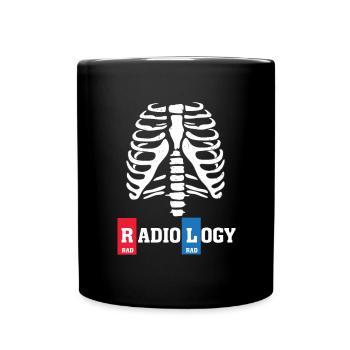 Radiologie Radiologe Geschenk - Tasse einfarbig - Schwarz - Vorne
