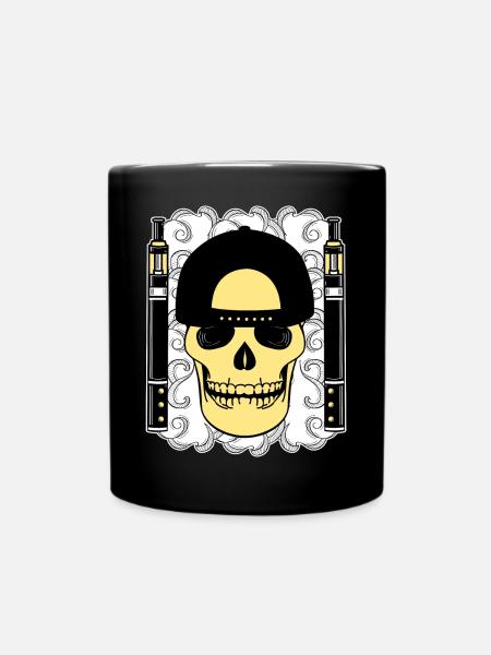 Vaper - Tasse einfarbig - Schwarz