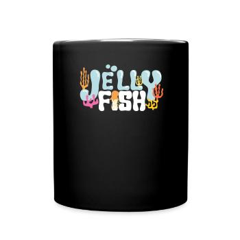 OCEAN D'EAU DE QUALITÉ DE JELLYFISH - Mug uni - noir - Devant