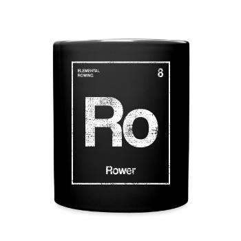 Ramer rameur rameur - Mug uni - noir - Devant