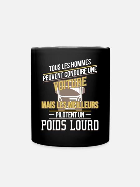 Poids lourd - les meilleurs - Mug uni - noir