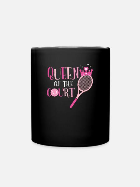 QUEEN OF THE COURT - Tasse einfarbig - Schwarz