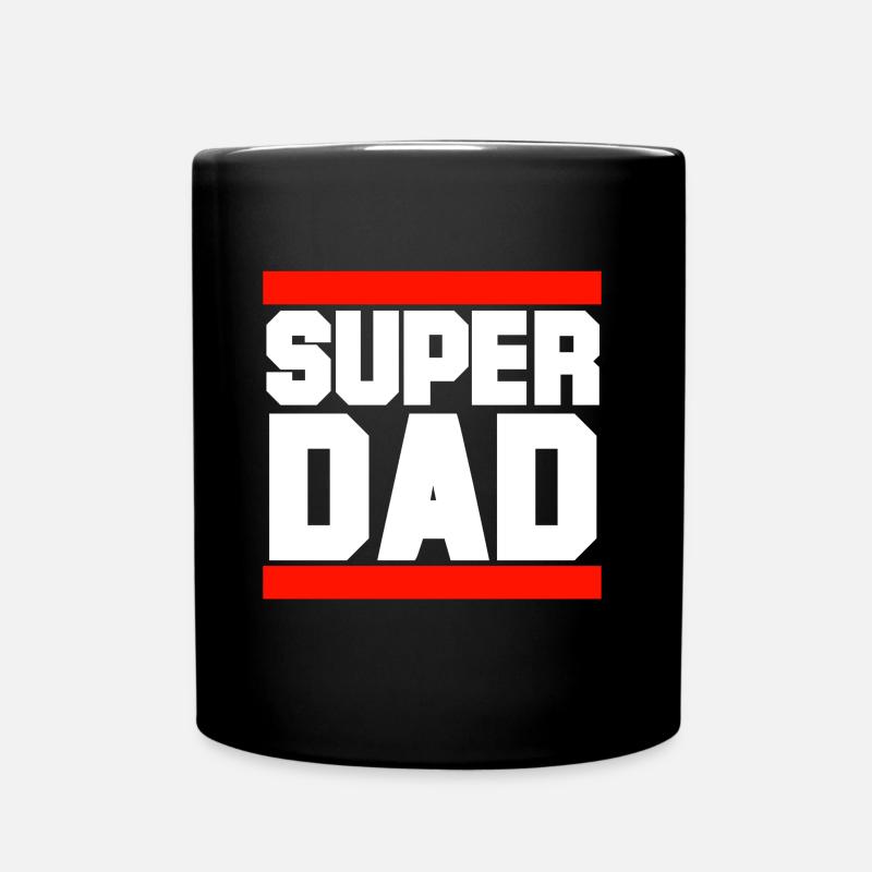 Super Dad - Tasse einfarbig - Schwarz