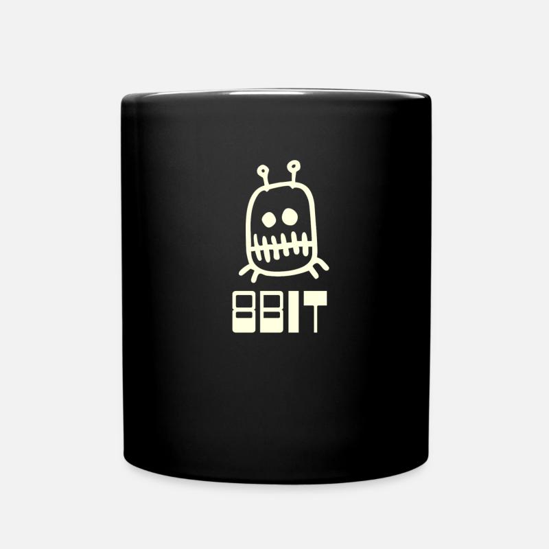 8bit computer - Full Colour Mug - black