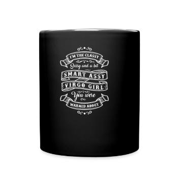 Zodiac Virgo - Full Colour Mug - black - Front