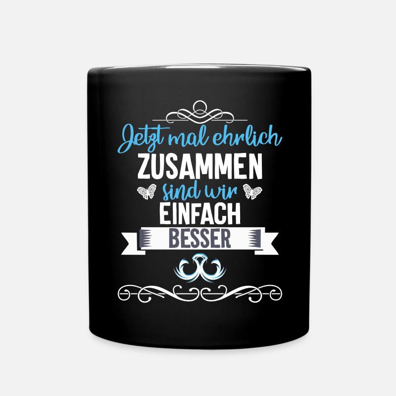 Ensemble, nous sommes simplement des amoureux plus motivés - Mug uni - noir