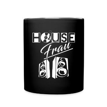 House Music "House Woman" - Full Colour Mug - black - Front