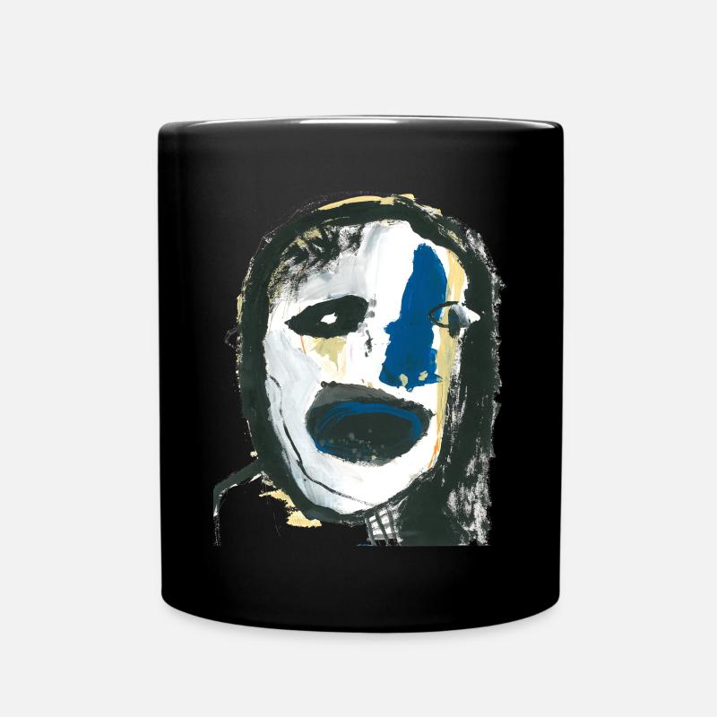 Portrait 01 - Full Colour Mug - black