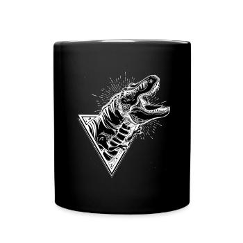 Dinosaur Tyrannosaurus Rex - Full Colour Mug - black - Front