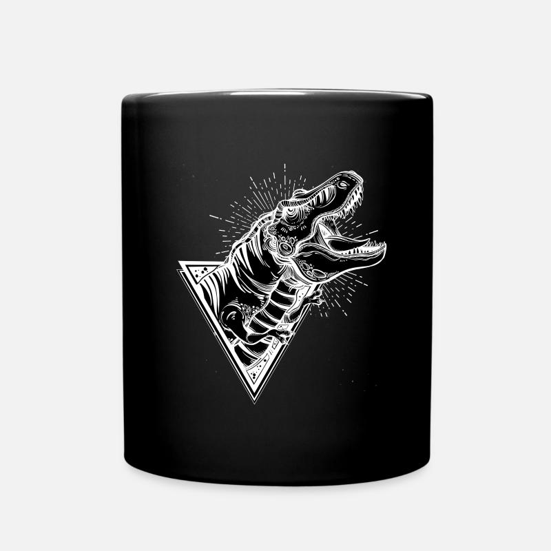 Dinosaur Tyrannosaurus Rex - Full Colour Mug - black