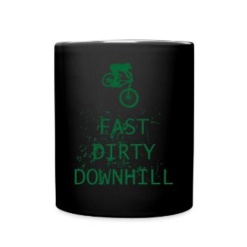 VTT vélo vélo VTT - Mug uni - noir - Devant