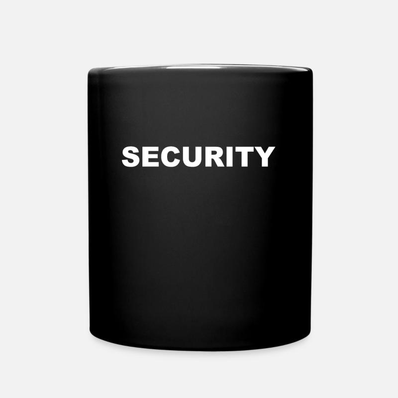 Security - Tasse einfarbig - Schwarz