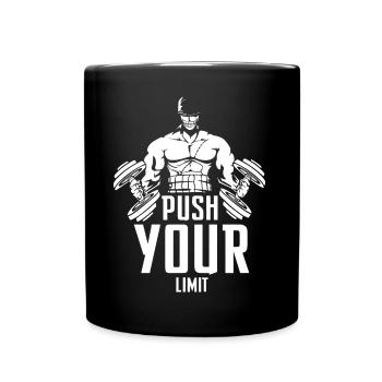 body building - Full Colour Mug - black - Front