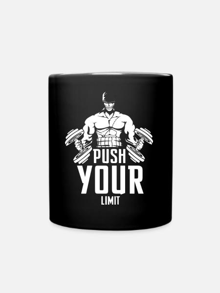 body building - Full Colour Mug - black