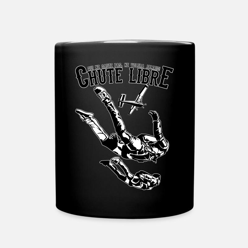 Qui ne saute pas ne volera jamais - Mug uni - noir