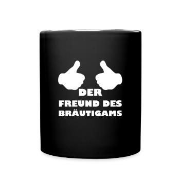 célibataire - Mug uni - noir - Devant