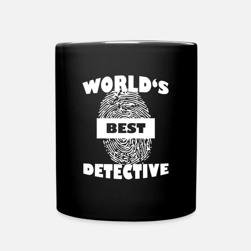 Detektiv - Tasse einfarbig - Schwarz