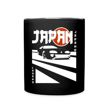Légende du Japon – JDM Auto Power - Mug uni - noir - Devant