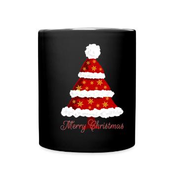 Christmas fir tree - Full Colour Mug - black - Front