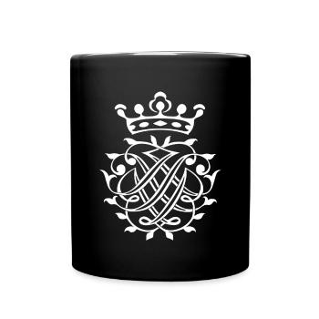 Bach seal / monogram / coat of arms / insignia - Full Colour Mug - black - Front