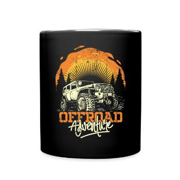 Offroad Adventure Jeep Sunset - Mug uni - noir - Devant