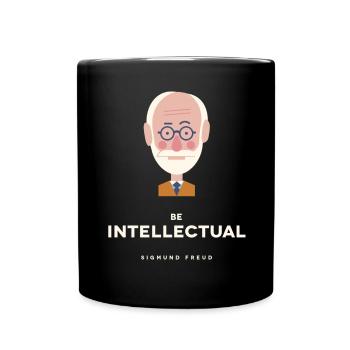 Sigmund Freud - Tasse einfarbig - Schwarz - Vorne