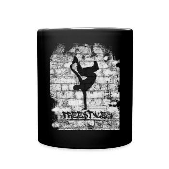 Freestyle - Full Colour Mug - black - Front