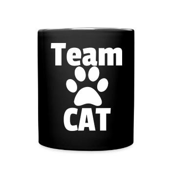 Team CAT - Full Colour Mug - black - Front