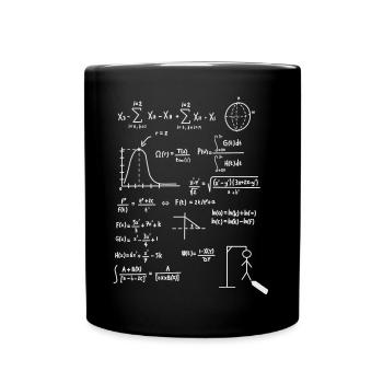 Mathématiques - Mug uni - noir - Devant
