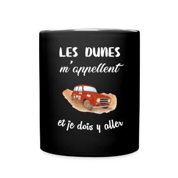 4L Trophy dunes - Mug uni - noir - Devant