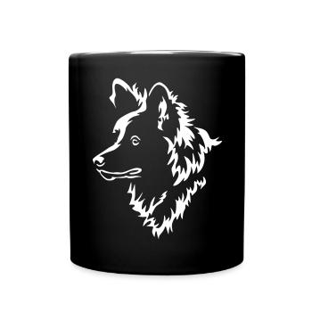 Pointed head "Black Edition" - Full Colour Mug - black - Front