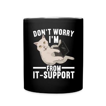Programmierer Programmieren Informatiker - Tasse einfarbig - Schwarz - Vorne