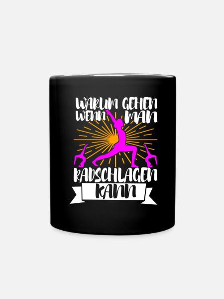 Turnen Turner - Tasse einfarbig - Schwarz