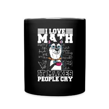Professeur de mathématiques - Mug uni - noir - Devant